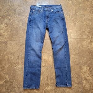 Levis 502 Tapered Jeans Mens 30x30 *30x28.5* Blue Medium Wash Mid Rise